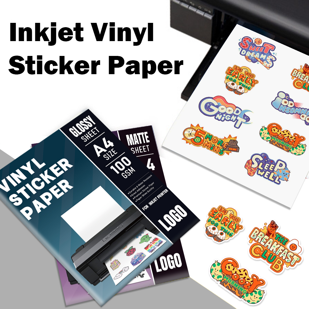 A4 Vinyl-Aufkleberpapier