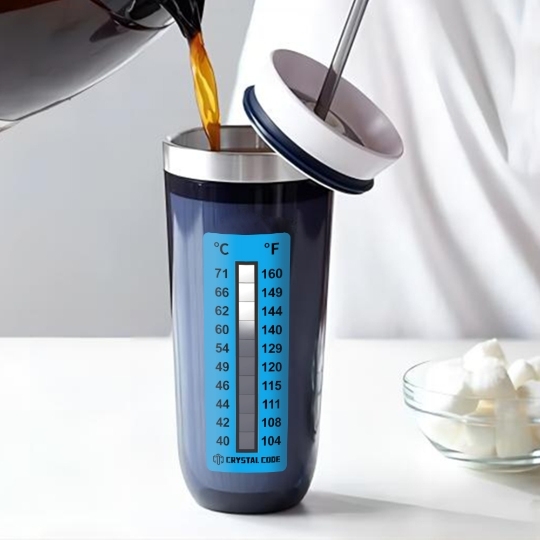 Thermometeraufkleber