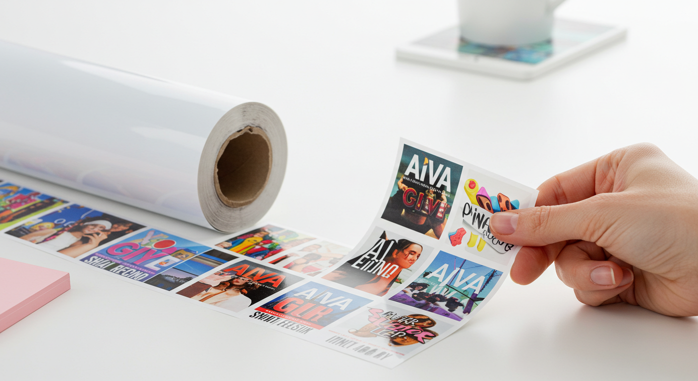 AIVA druckbares Vinyl-Aufkleberpapier