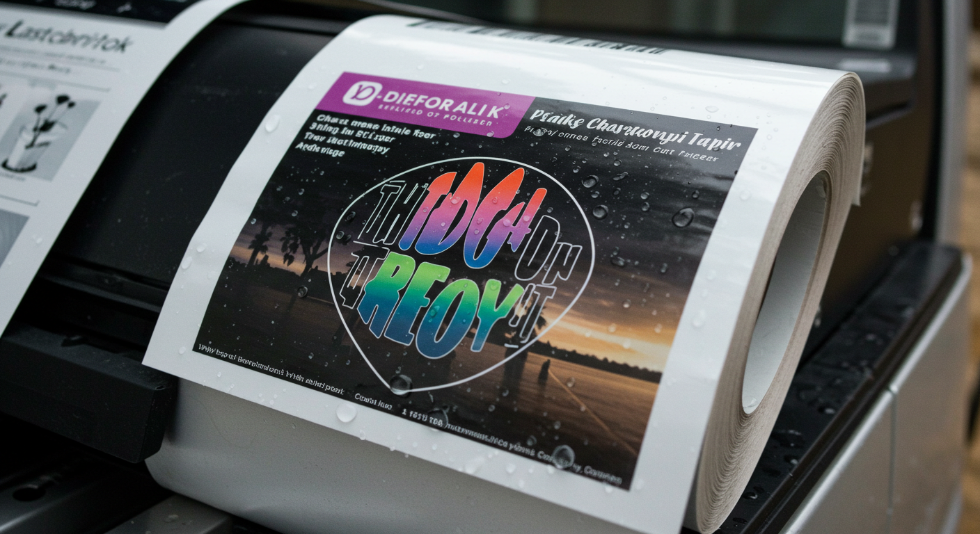 Bestes Tintenstrahl-Vinylaufkleberpapier für den Außeneinsatz