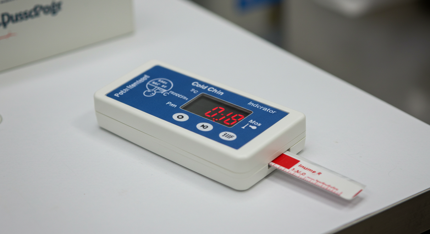 Temperaturindikator für die Kaltkette