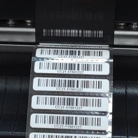 Hochtemperatur-Barcode-Etikett für Leiterplatten
