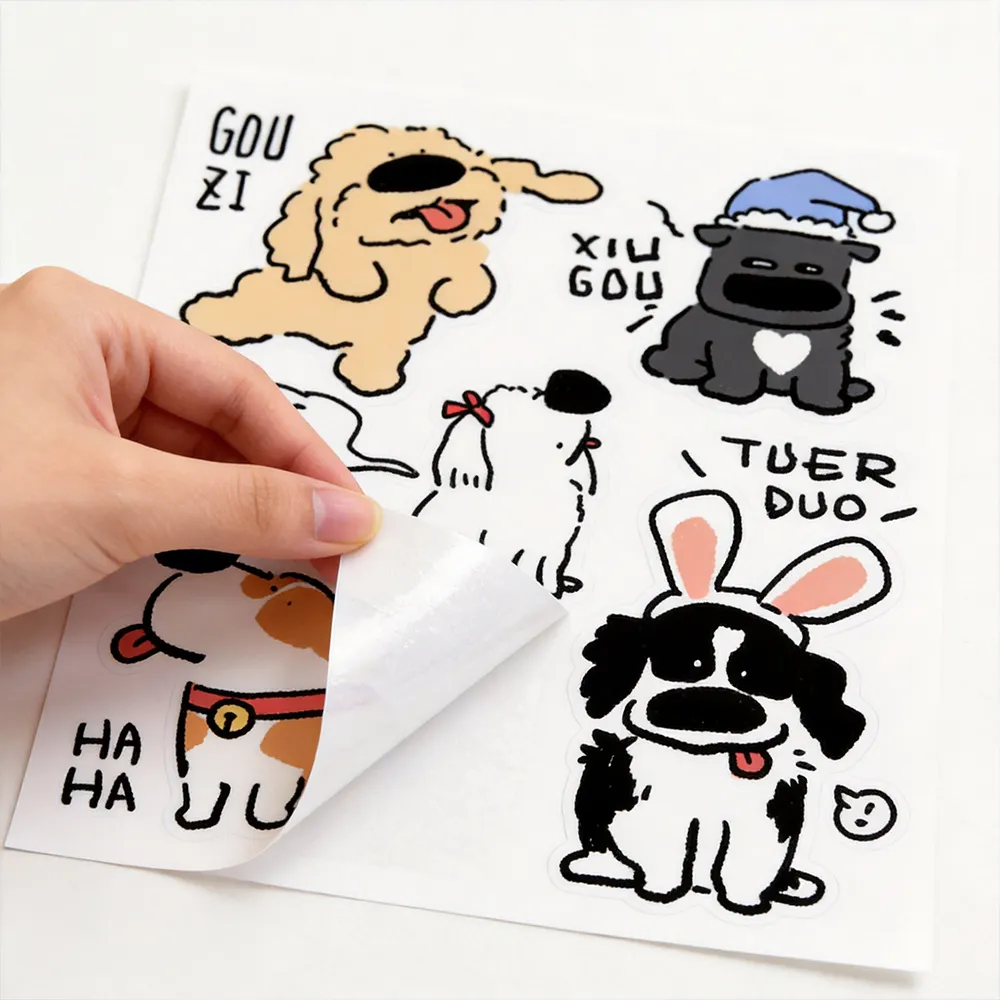 Großes Aufkleberpapier