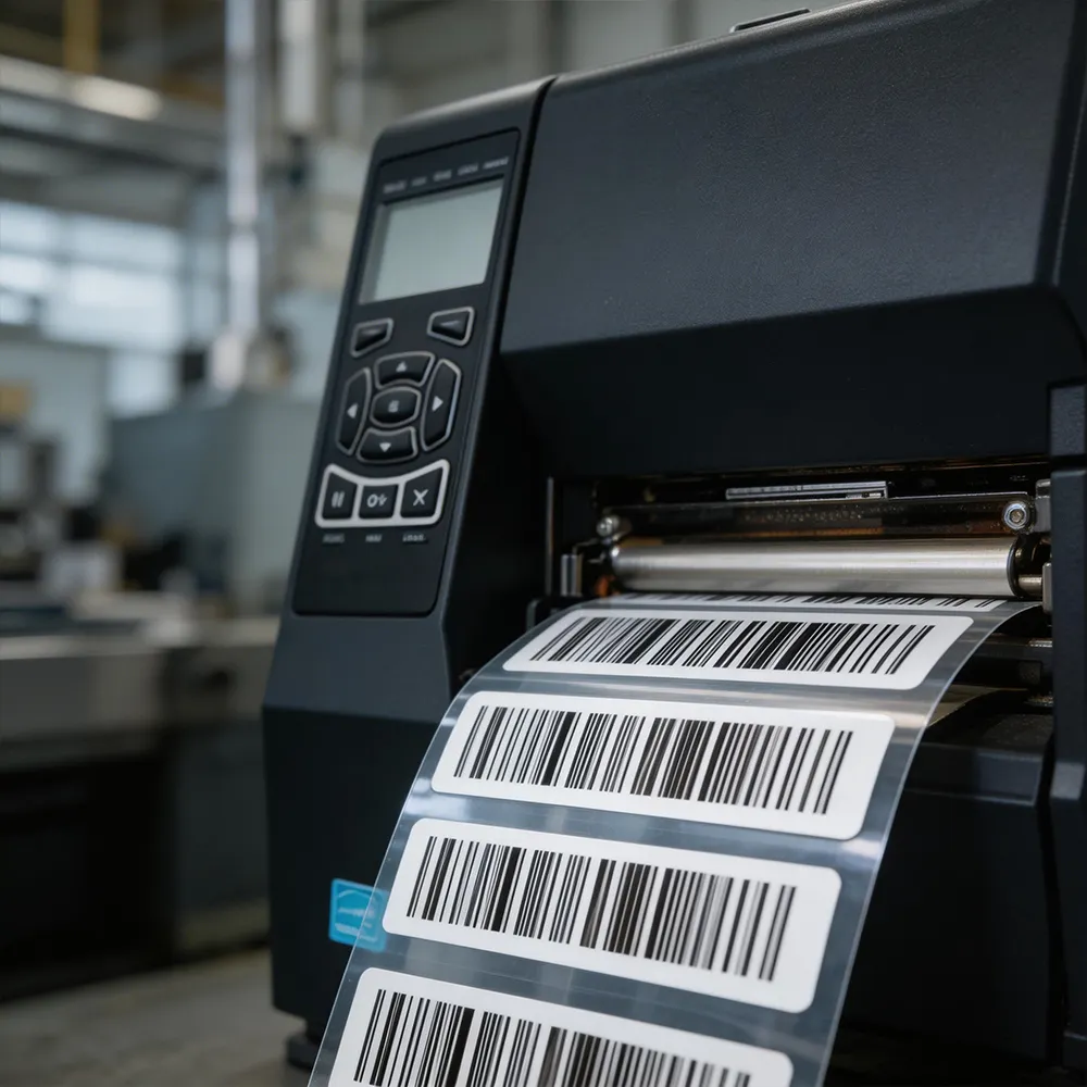 Reifenvulkanisierungsbarcode-Etikett
