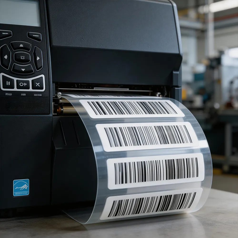 50x20mm Reifen-Barcode-Aushärtungsetikett