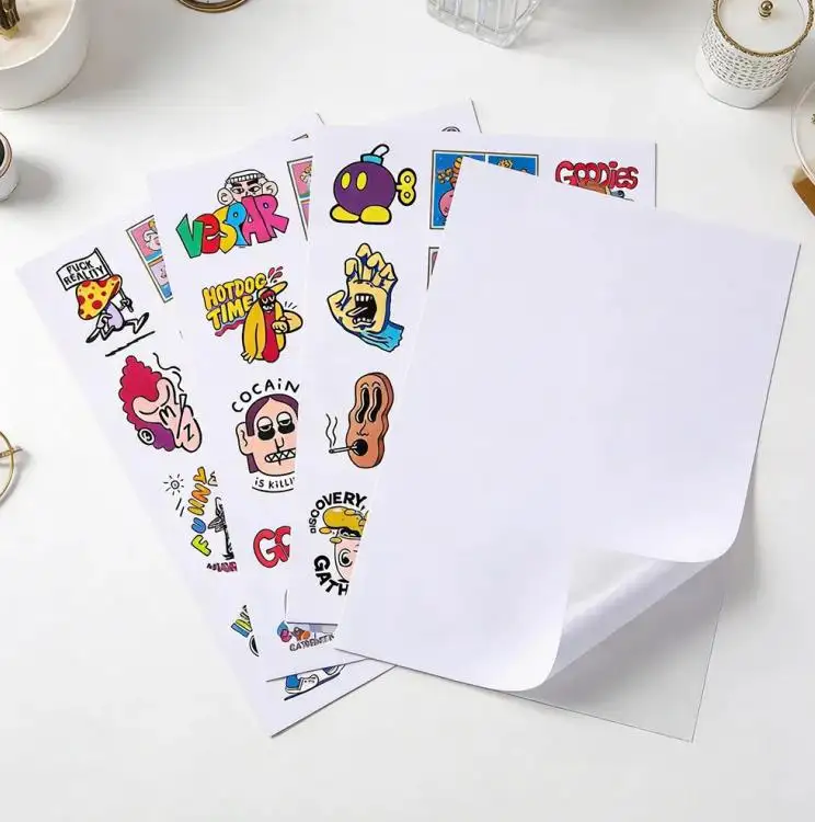 Glänzendes, druckbares Vinyl-Aufkleberpapier