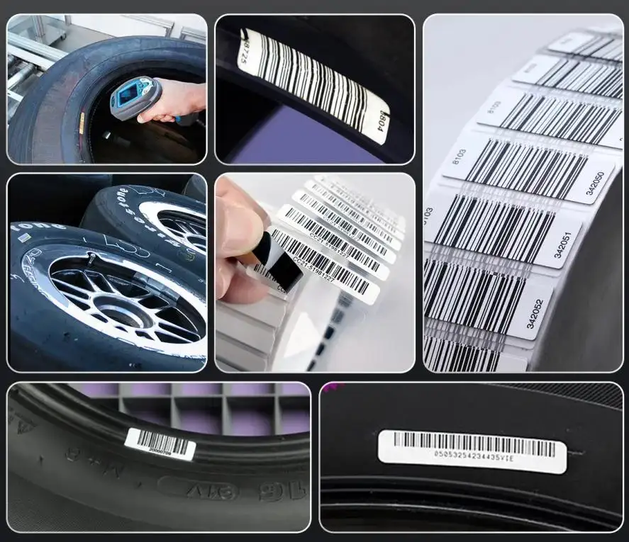 Hochtemperatur-Barcode-Etiketten