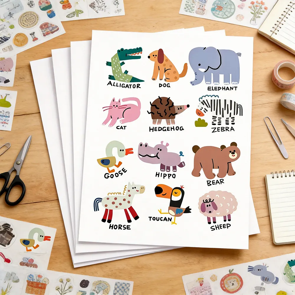 DIY-Aufkleberpapier