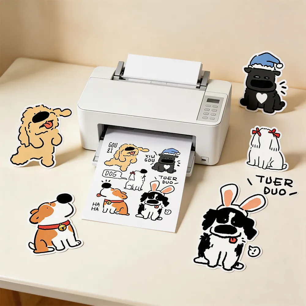 Laserdruckbares Aufkleberpapier