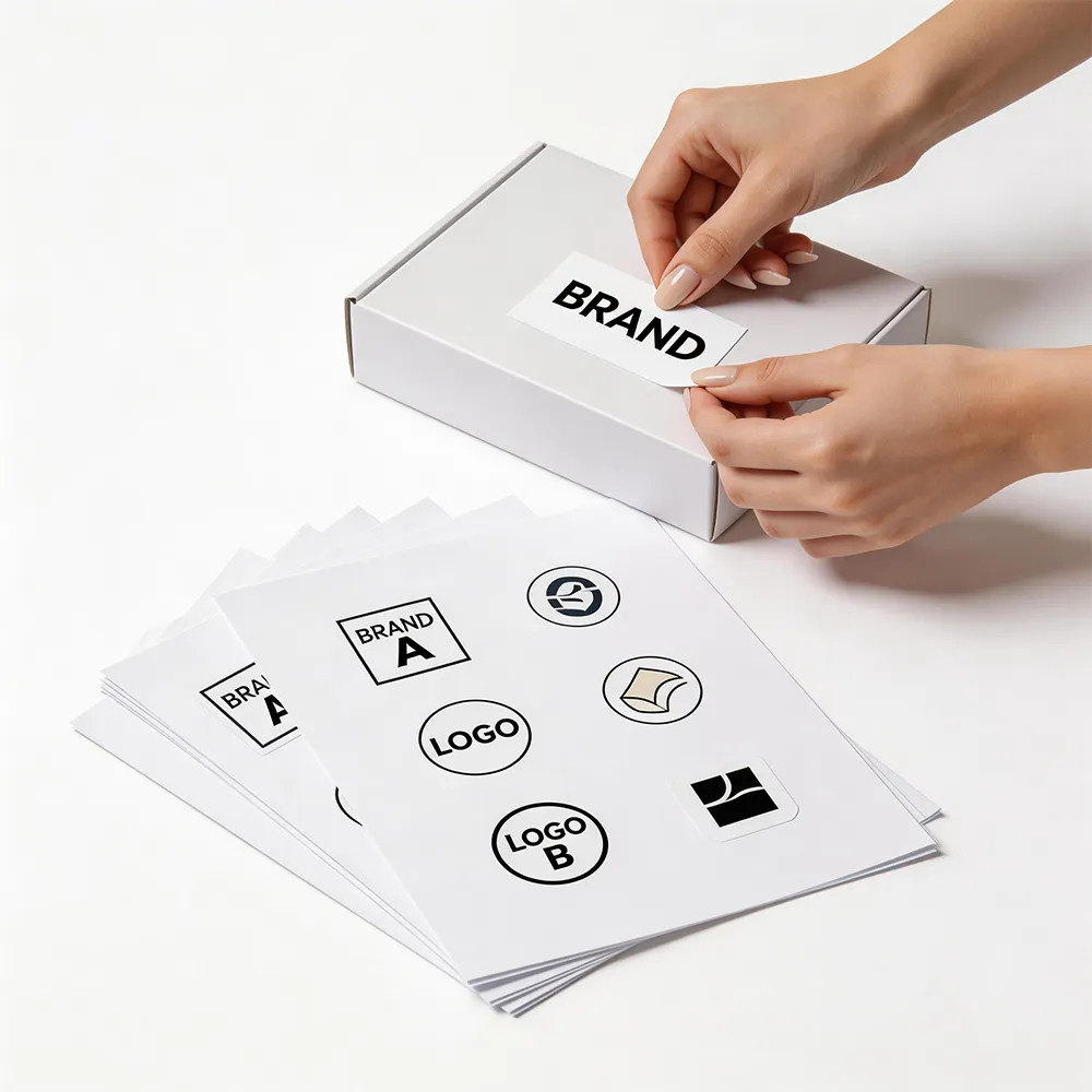 Produktbranding-Aufkleberpapier