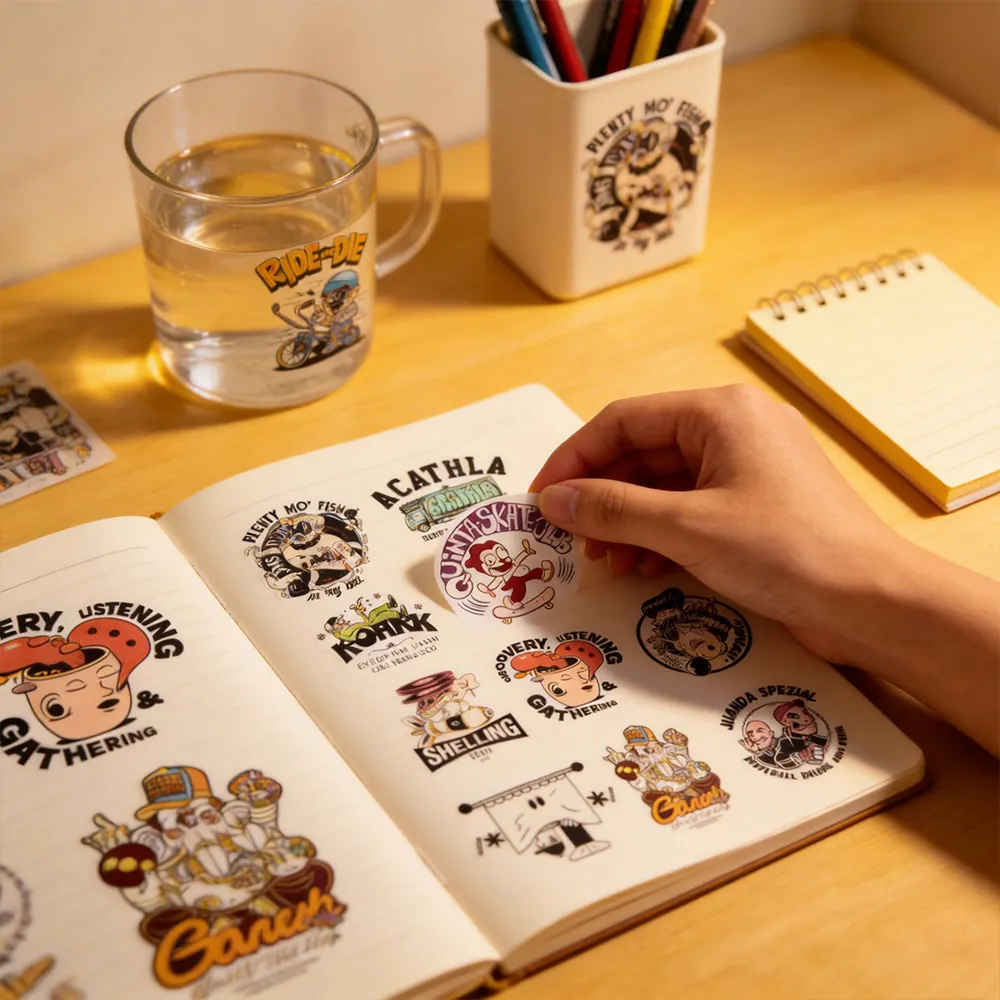 Druckbare Scrapbook-Aufkleberblätter