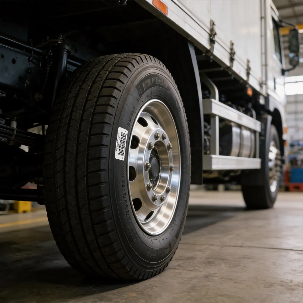 Lkw-Reifen-Tracking-Etikett