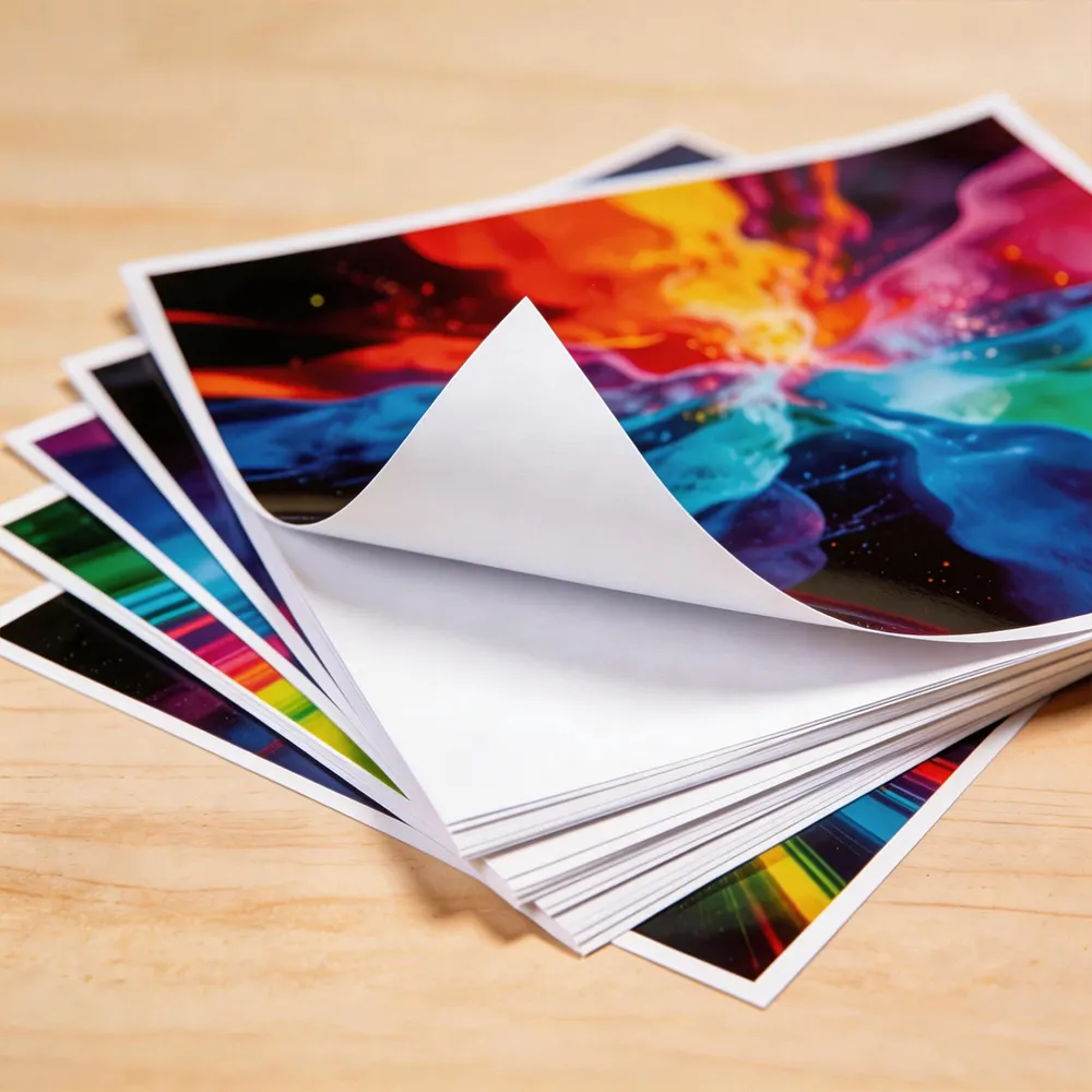 Professionelles Aufkleberpapier
