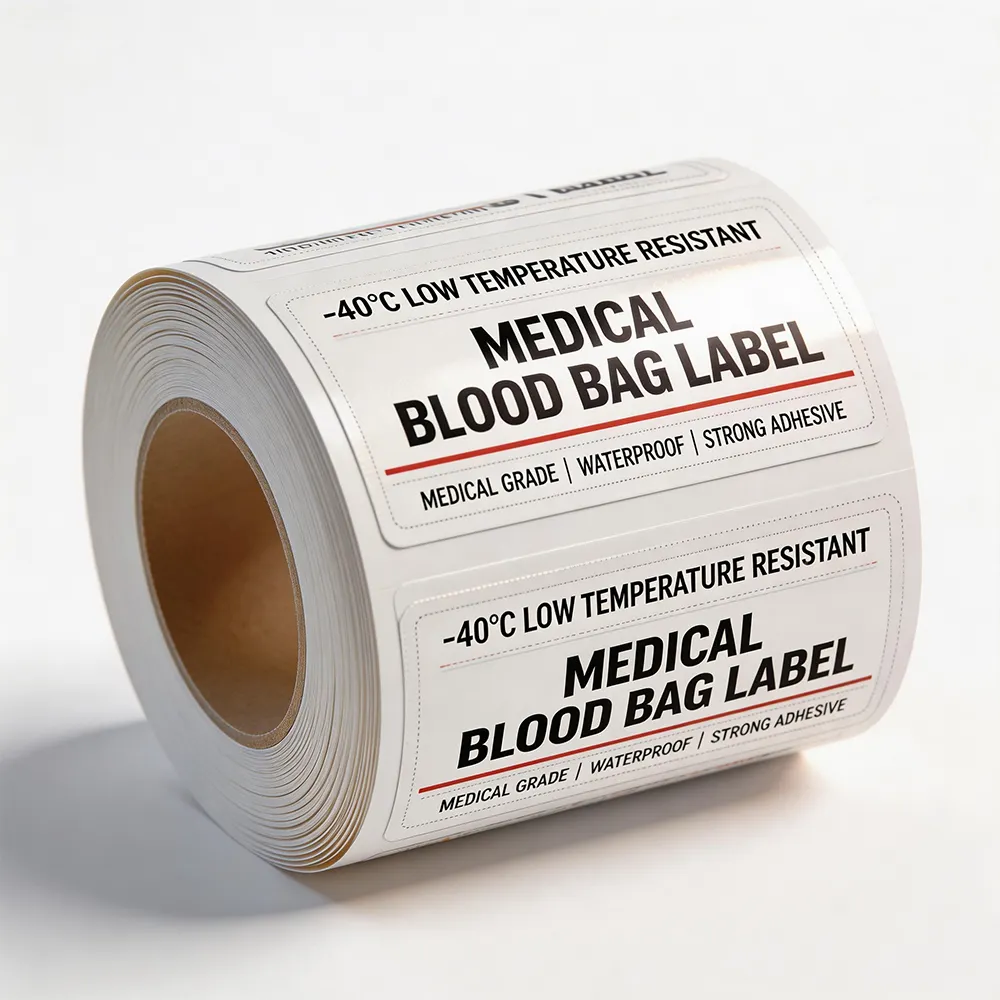 Ultra-Cold Medical Label