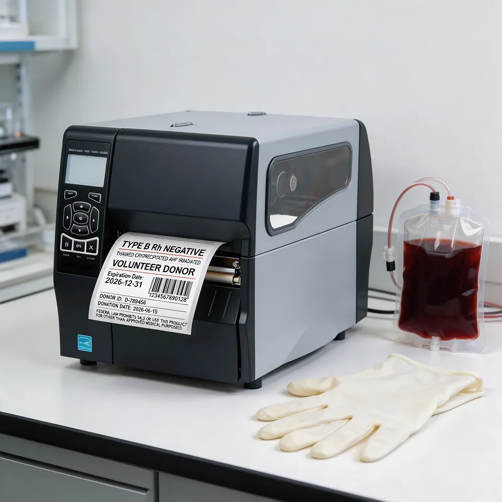 Bluttransfusionsetikett