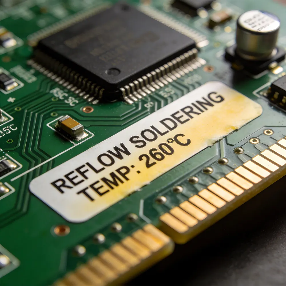 Reflow-Wärmebeschriftungen