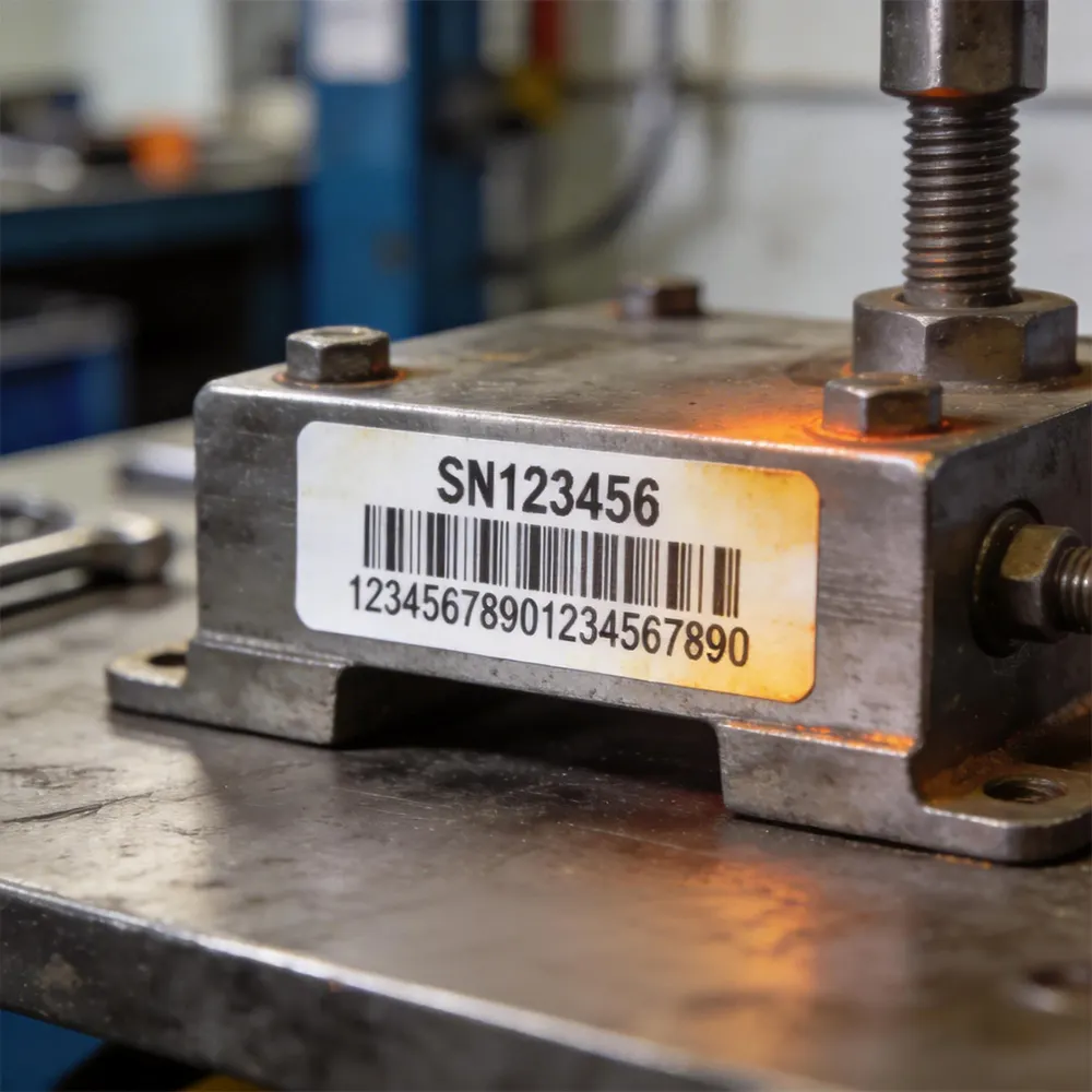 Hitzebeständige Barcode-Tags