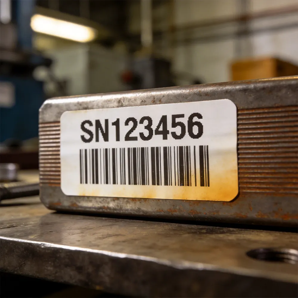 Sterilisations-Barcode-Aufkleber