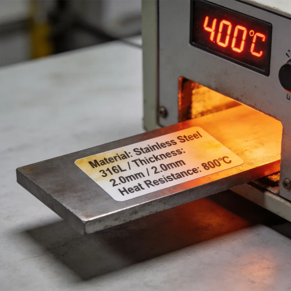 Curing Process Labels