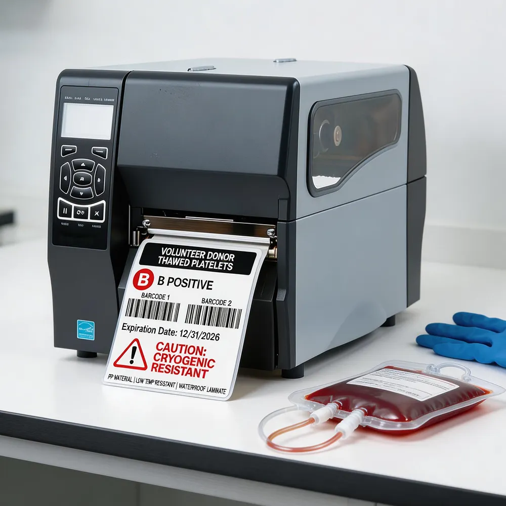 Medizinisches Polyester-Etikett