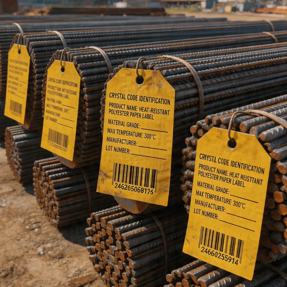 Metallhandhabungsetiketten
