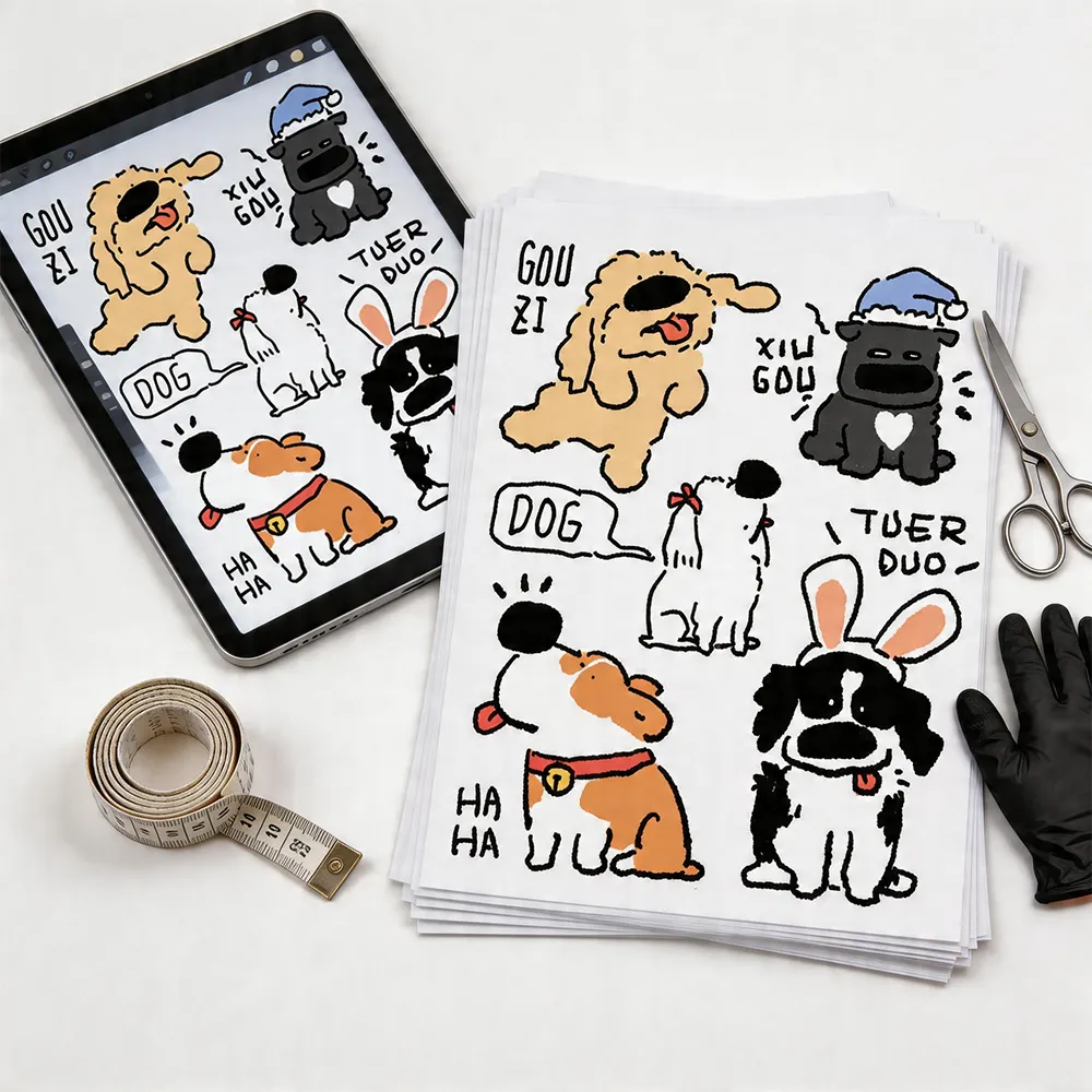 Maßgefertigtes Tattoopapier