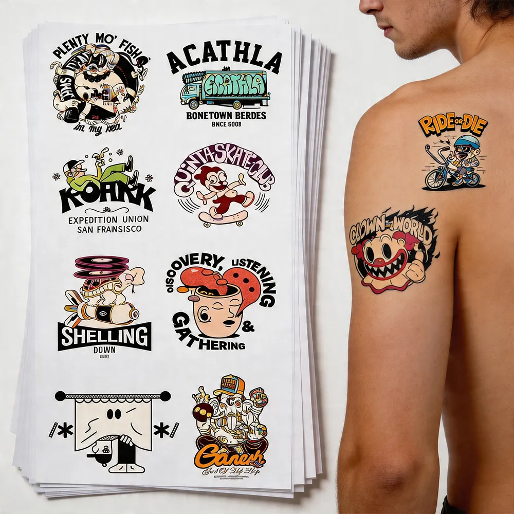 DIY-Bastel-Tattoopapier