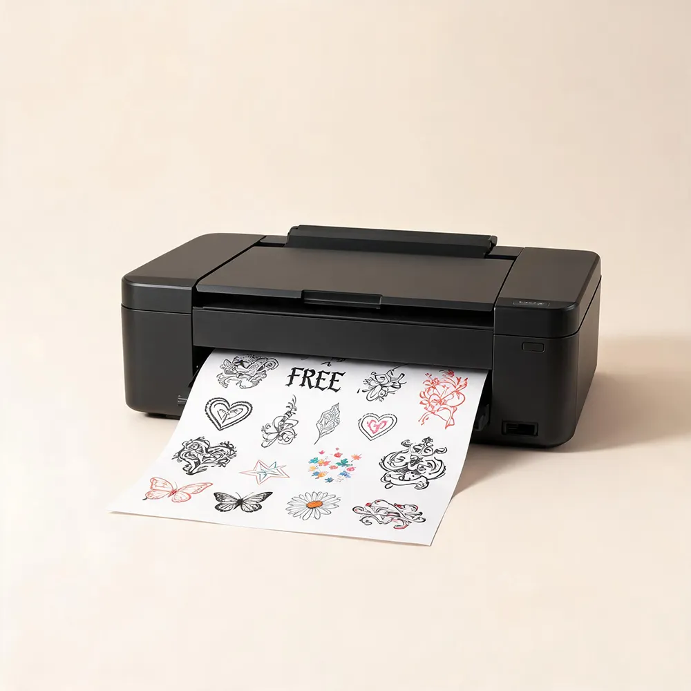 DIY-druckbares Tattoopapier für den Tintenstrahldrucker