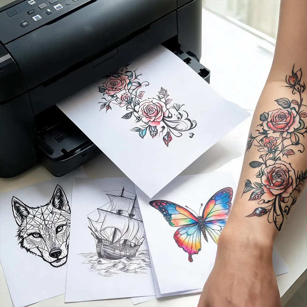 DIY-druckbares Tattoopapier für den Tintenstrahldrucker