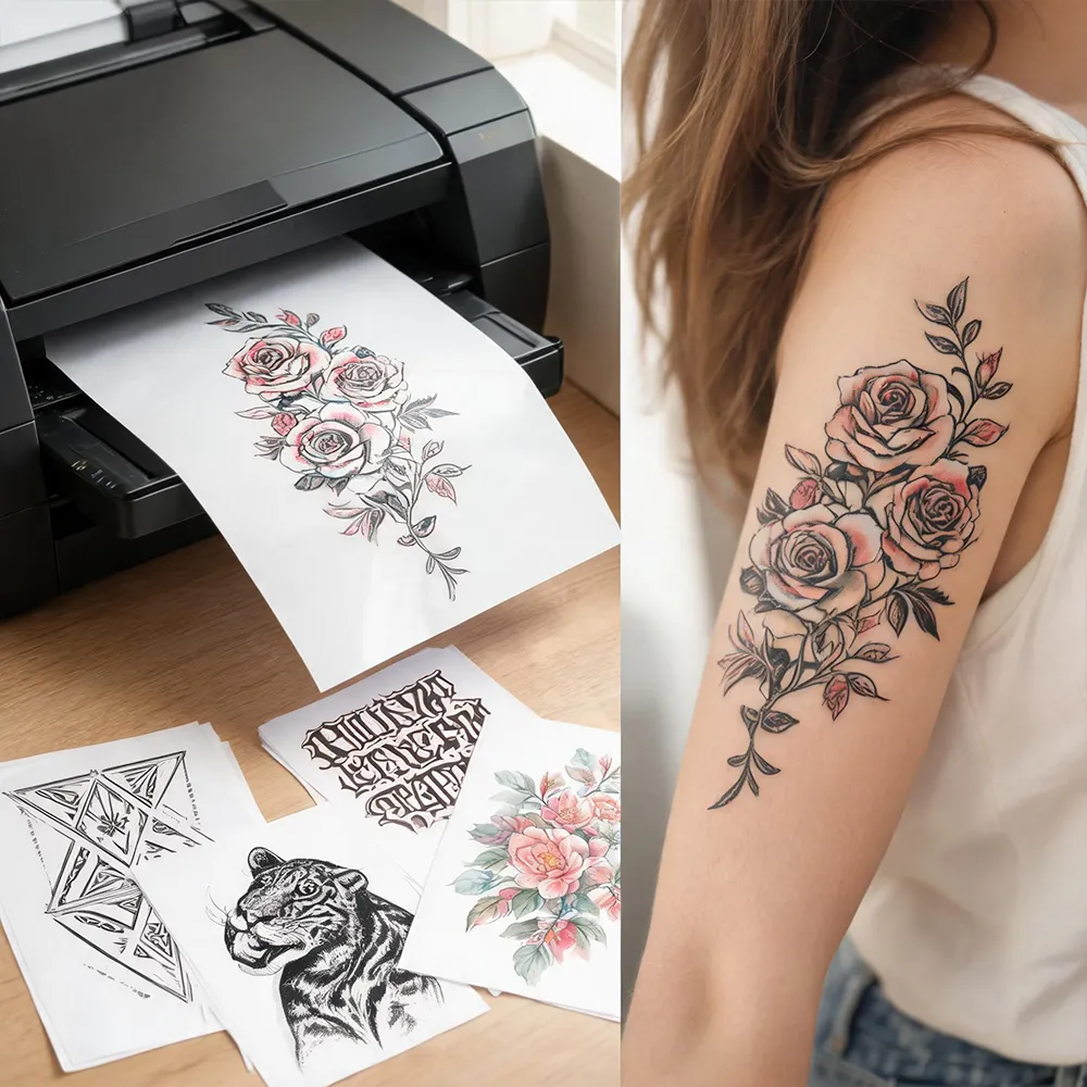 DIY-druckbares Tattoopapier für den Tintenstrahldrucker