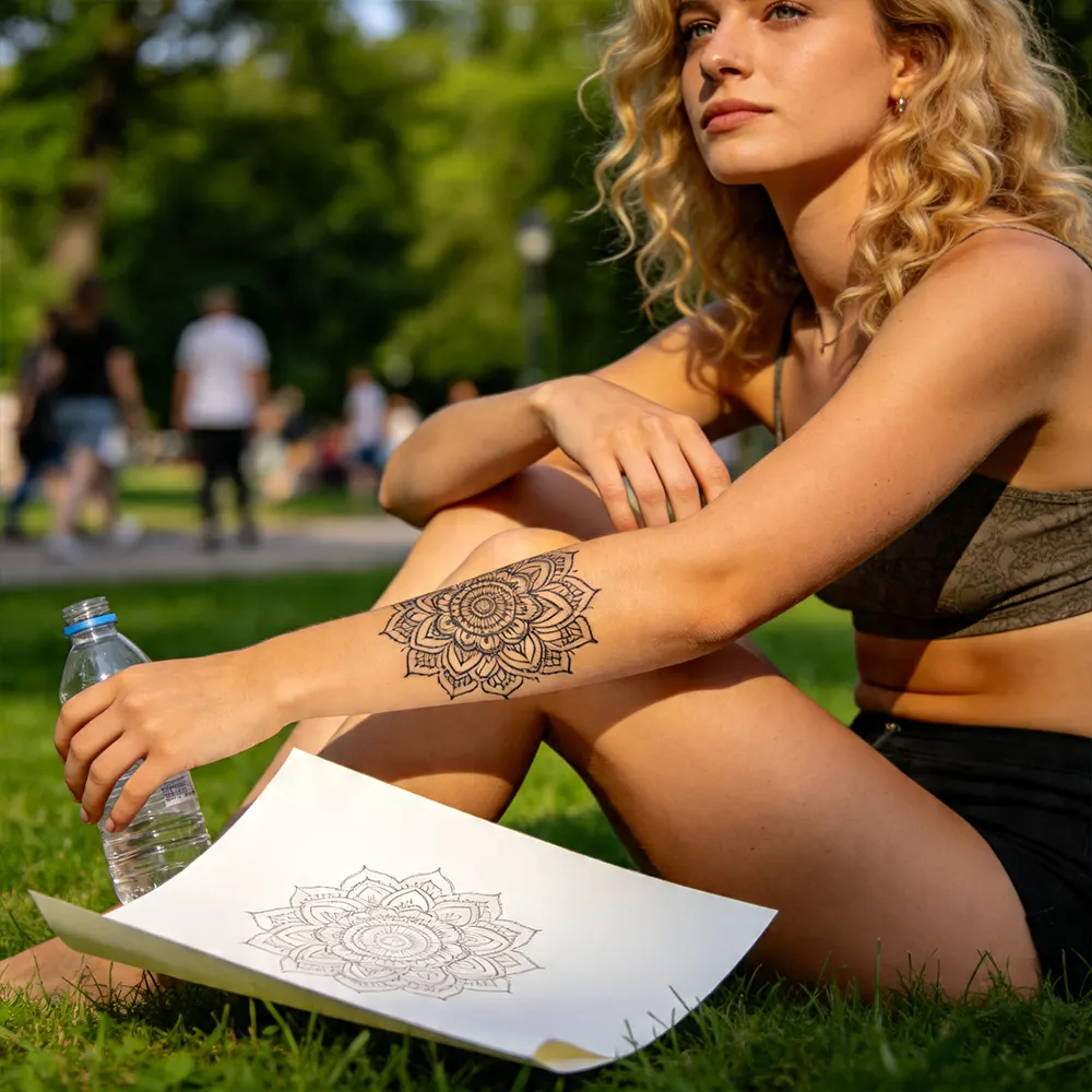 DIY-temporäre Tattoos