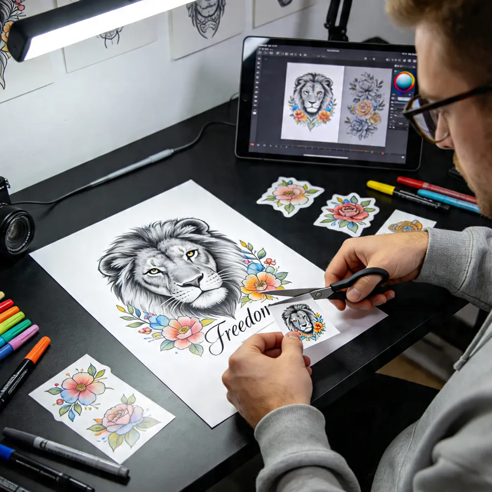 DIY-temporäre Tattoos