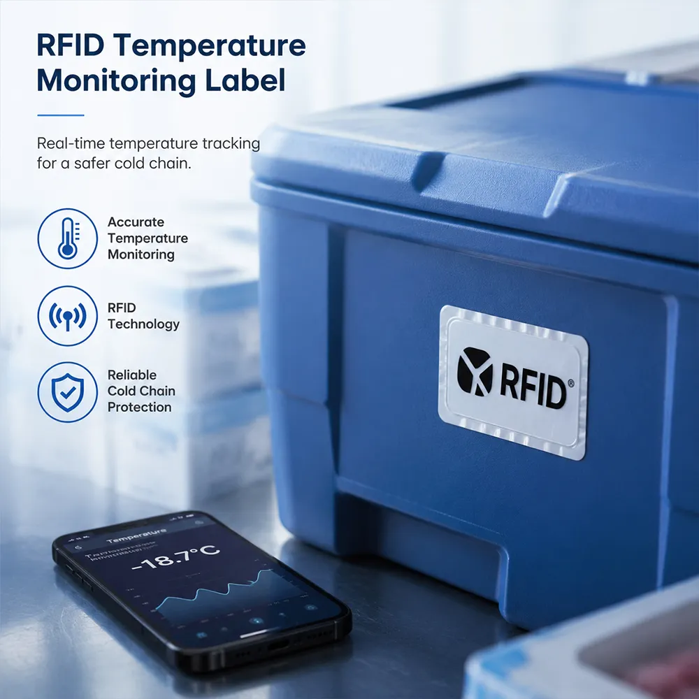 RFID-Temperaturüberwachungsetikett
