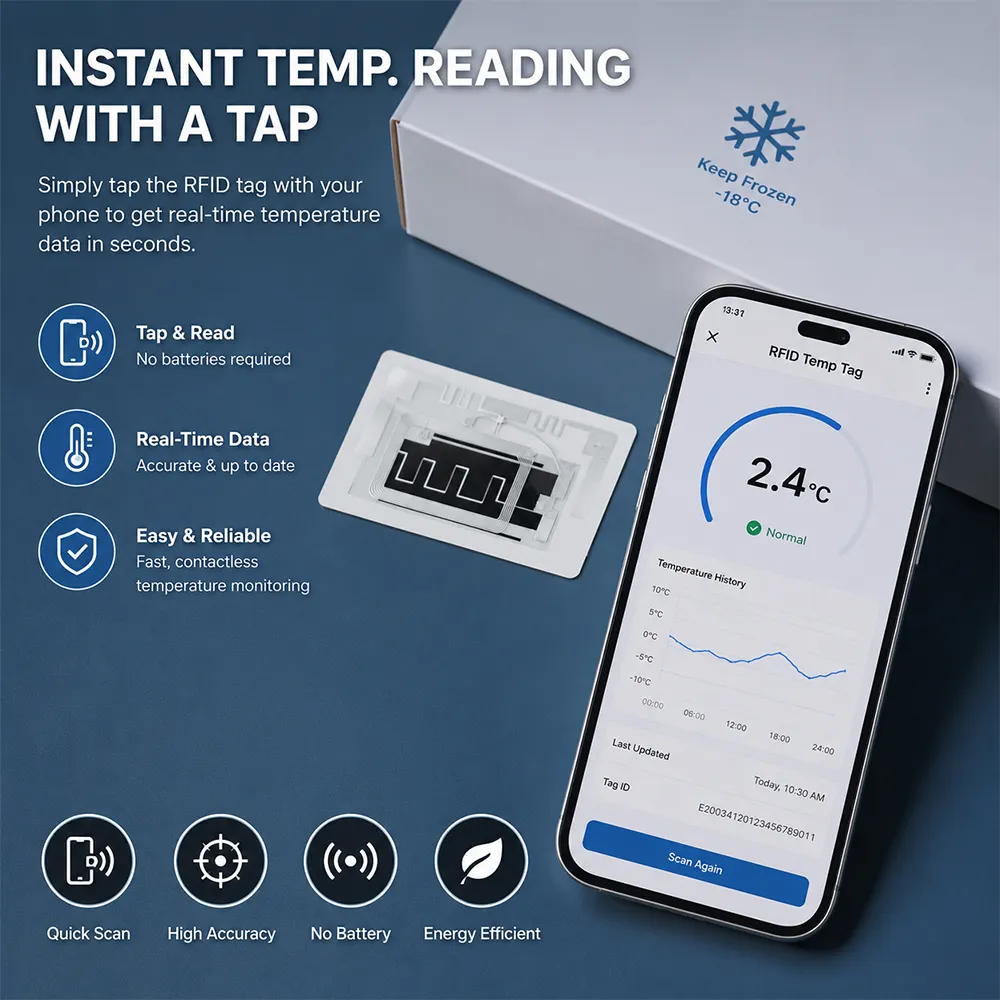 RFID-Temperaturüberwachungsetikett