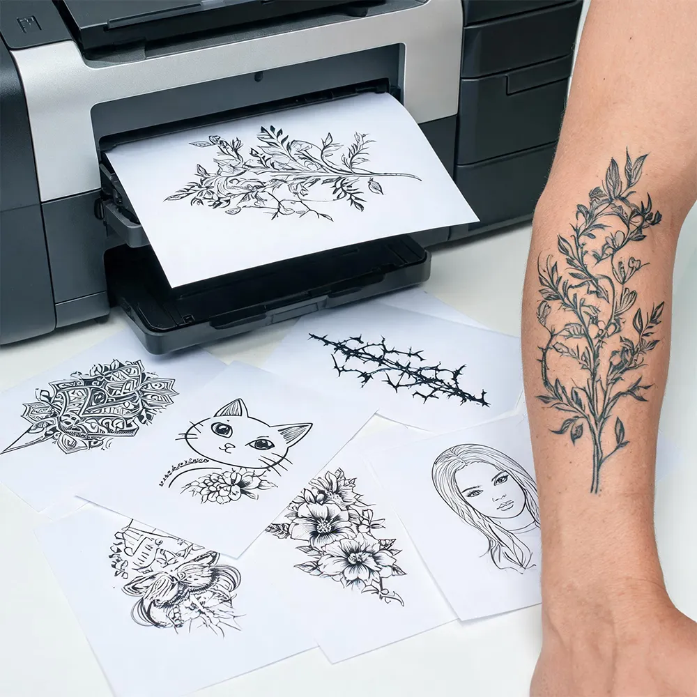 Klebepapier für Tätowiere