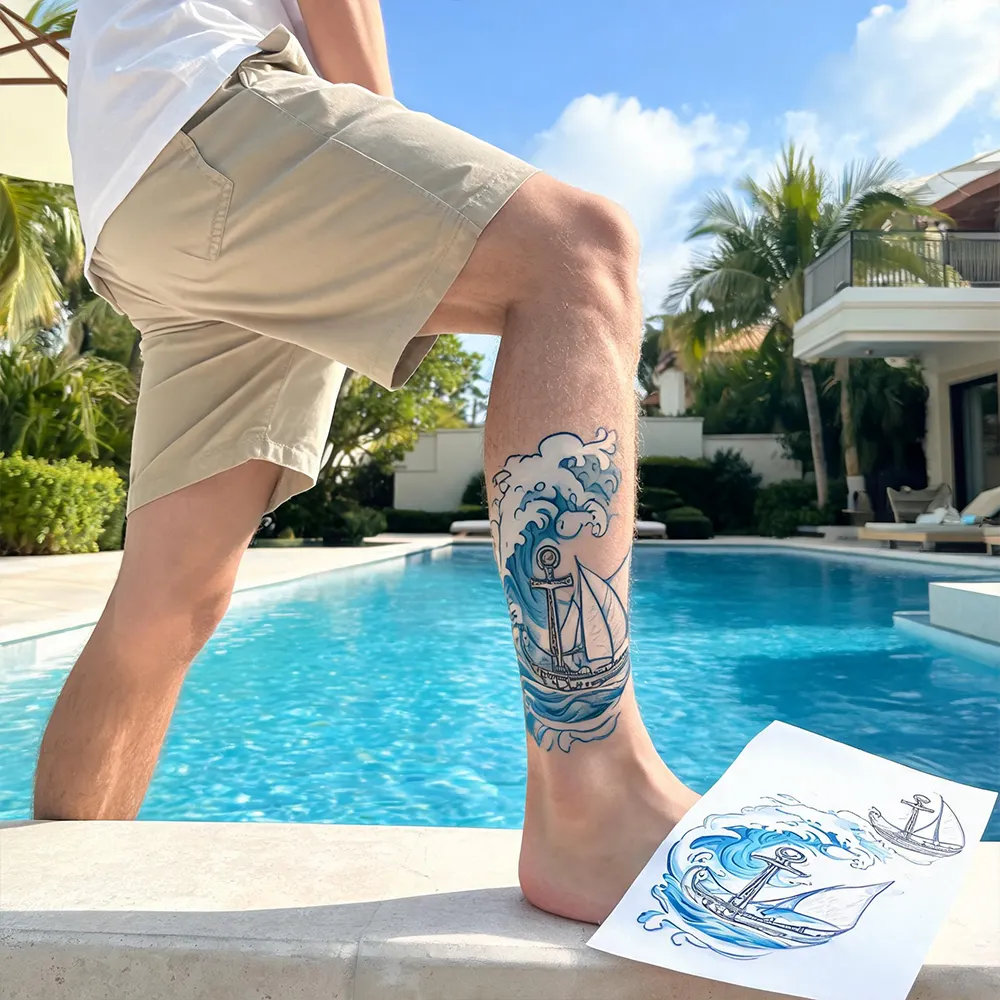 Hellfarbiges Tattoopapier