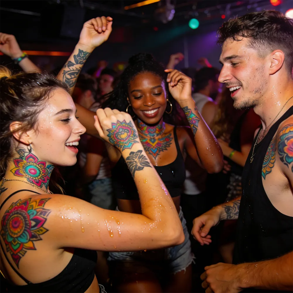 Hellfarbiges Tattoopapier