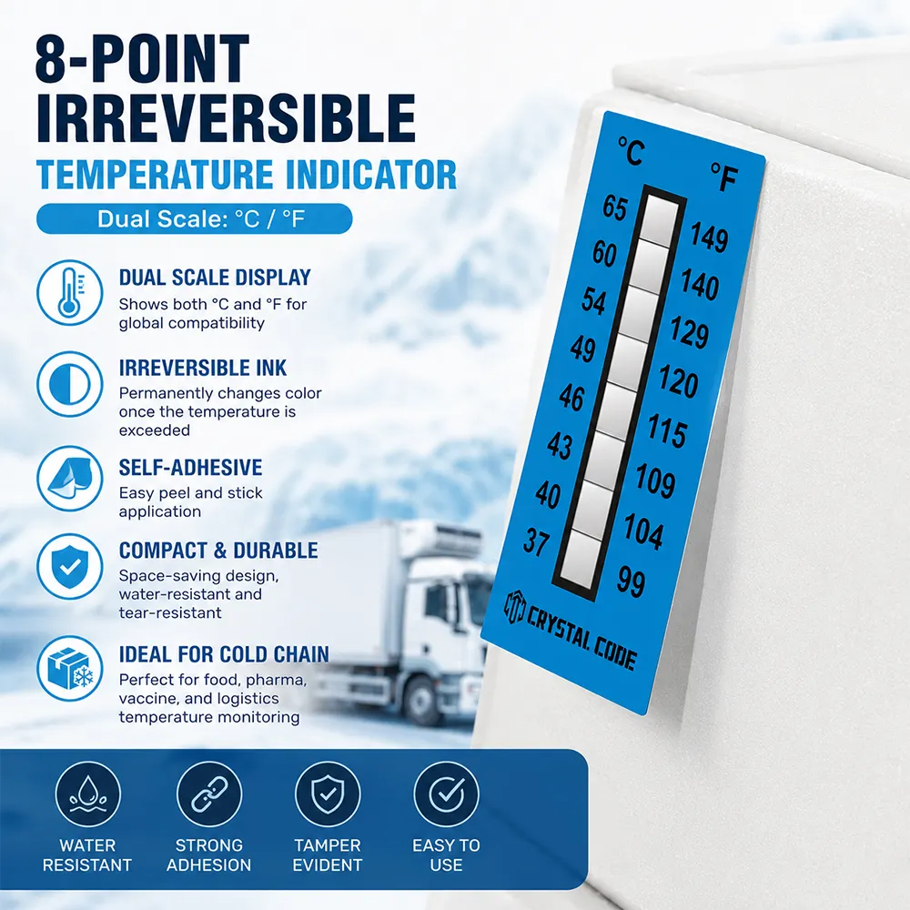 Temperaturindikator für Kaltspeicher
