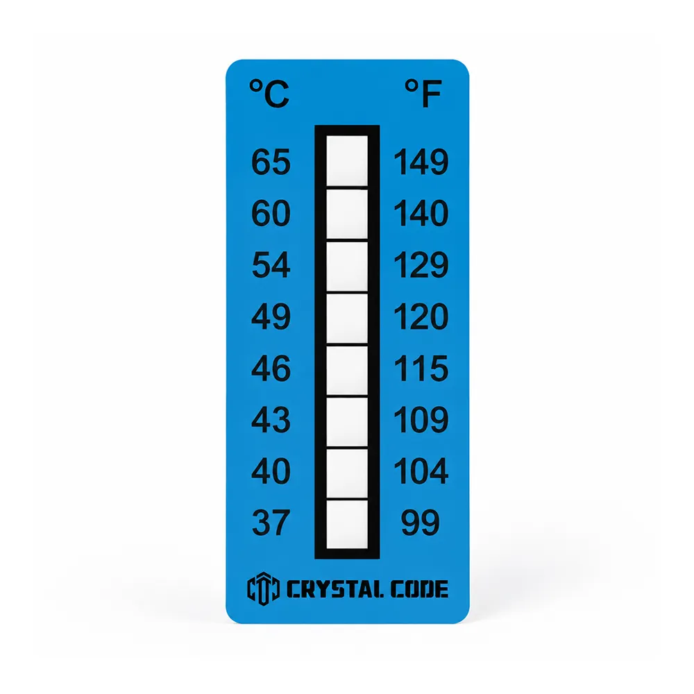 Digitales Temperaturanzeige-Label