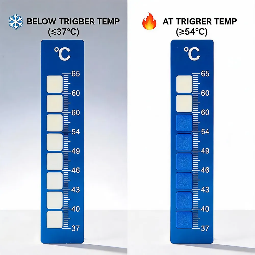 Einweg-Temperaturindikator-Indikator