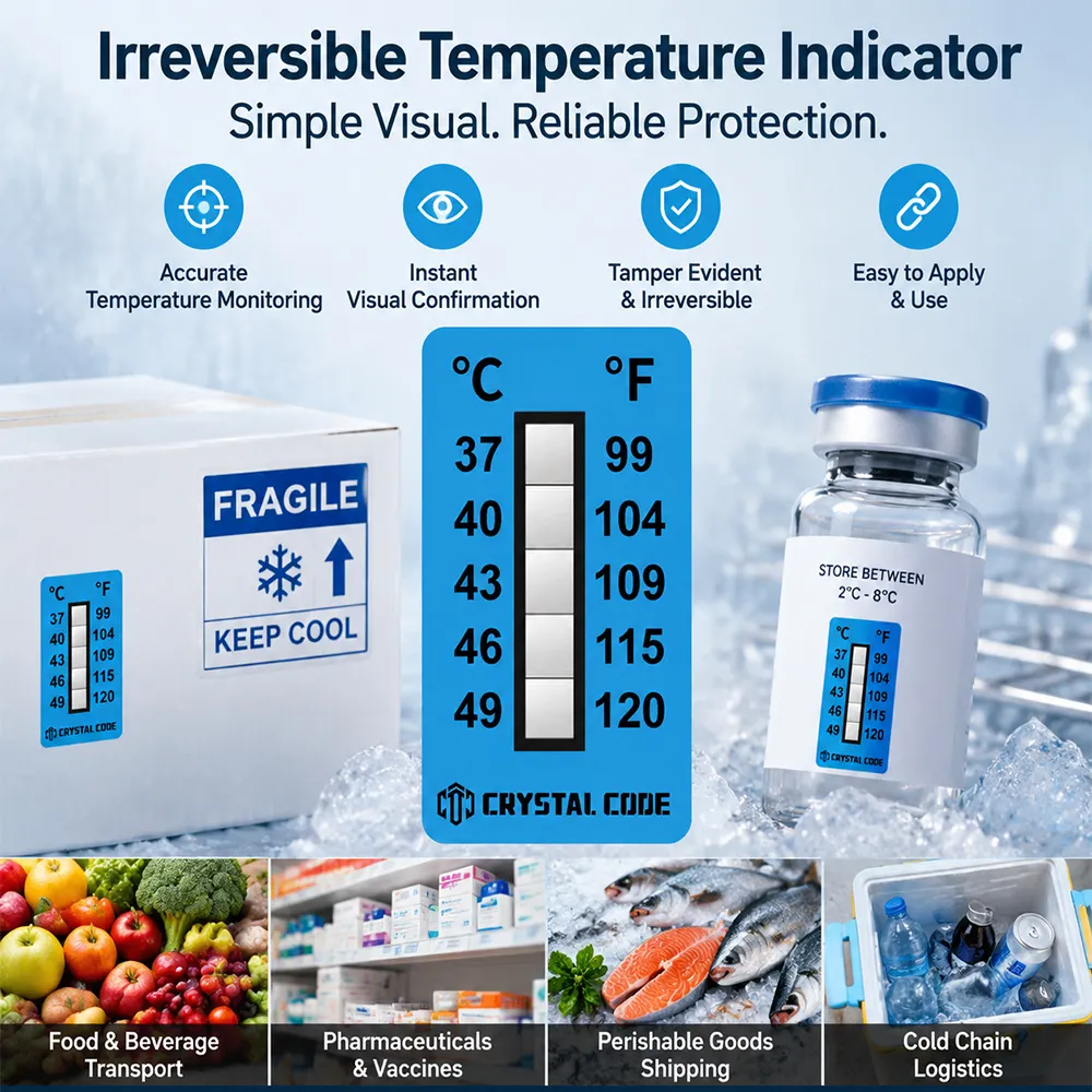 Gefriertemperaturanzeige-Aufkleber