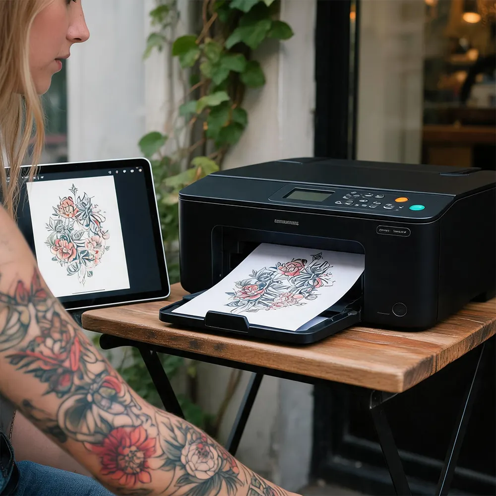 Tintenstrahl-temporäres Tattoopapier