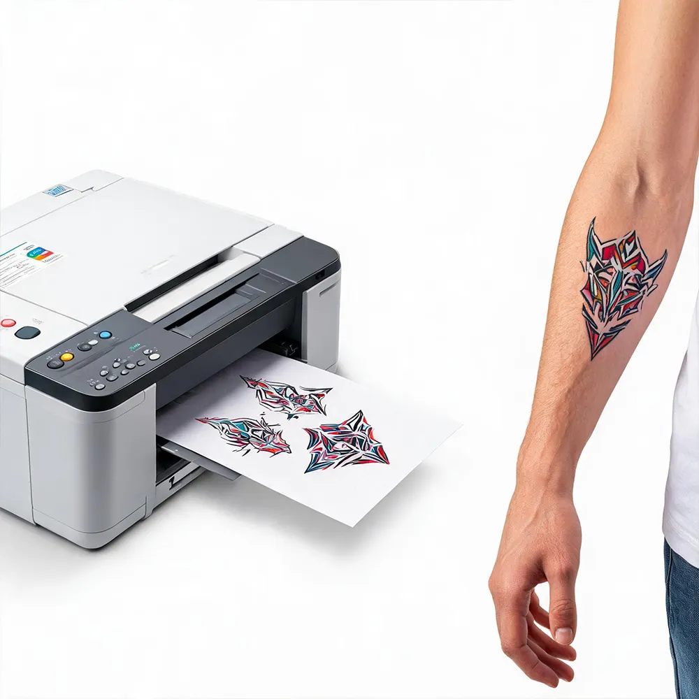 Großformatiges Tattoopapier