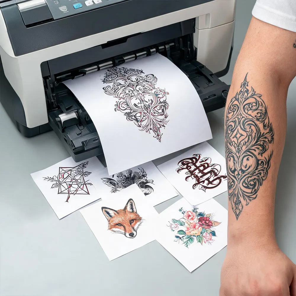 Laserdrucker-Tattoo-Aufkleberpapier