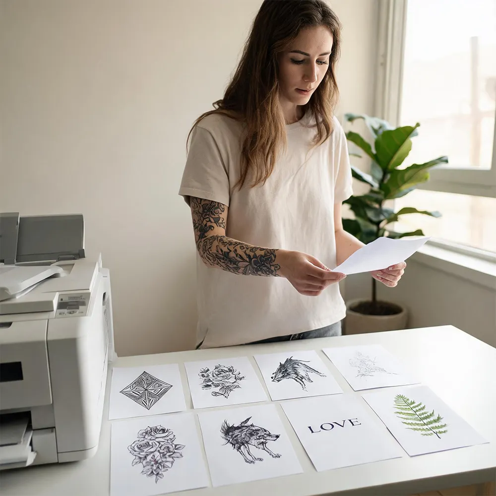 Laser-Tattoo-Transferpapier