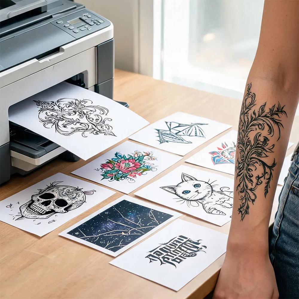 Laser-temporäres Tattoopapier