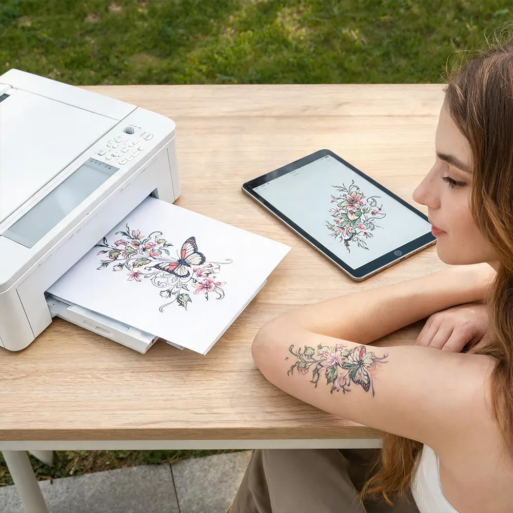 Laser-temporäres Tattoopapier