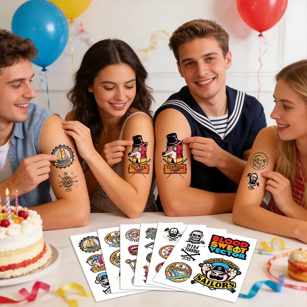 Party-Tattoo-Aufkleber