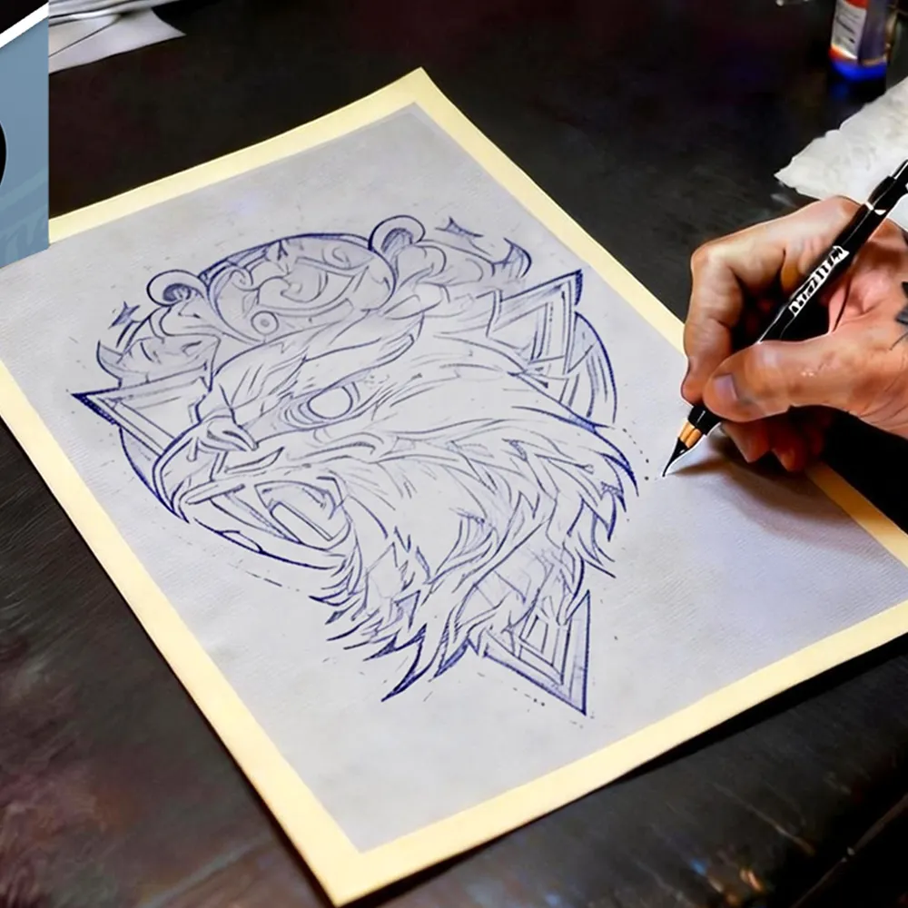 Professionelles Tattoo-Transferpapier