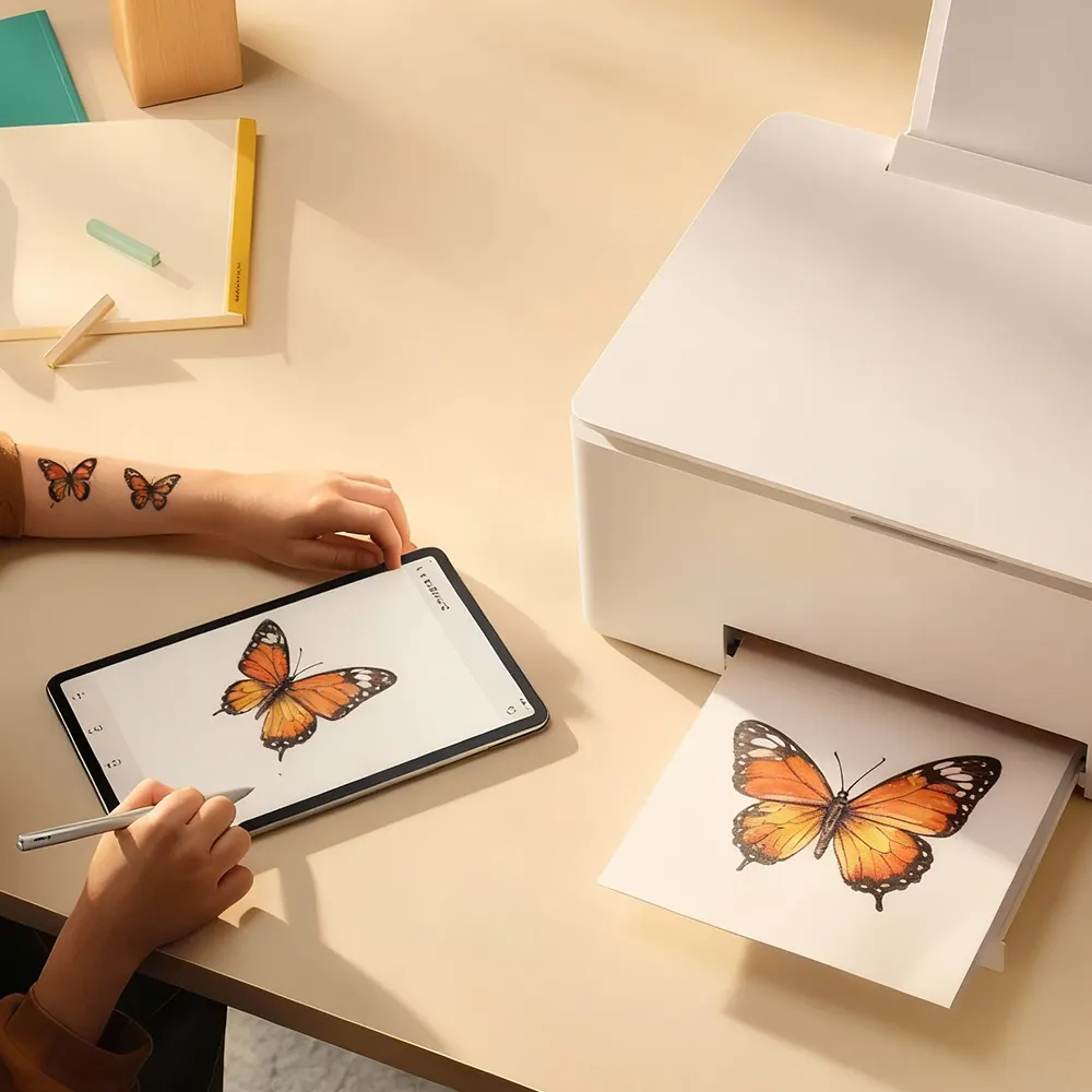 Hautsicheres Tattoopapier